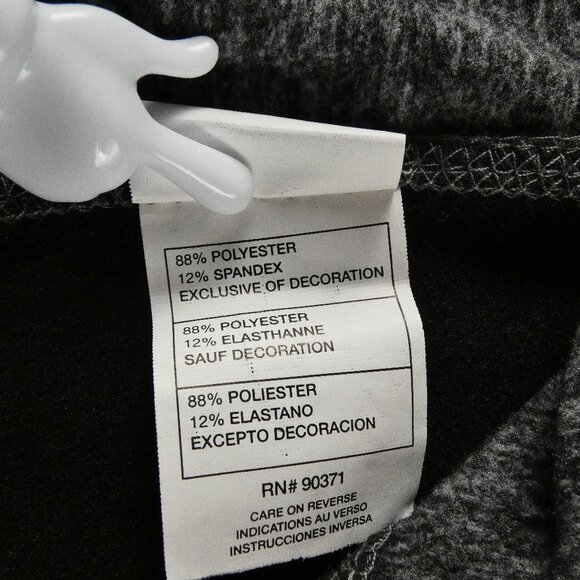 Washington Huskies Jacket Womens Large Gray Quarter Zip Black Sleeve Pullover UW - Picture 15 of 16